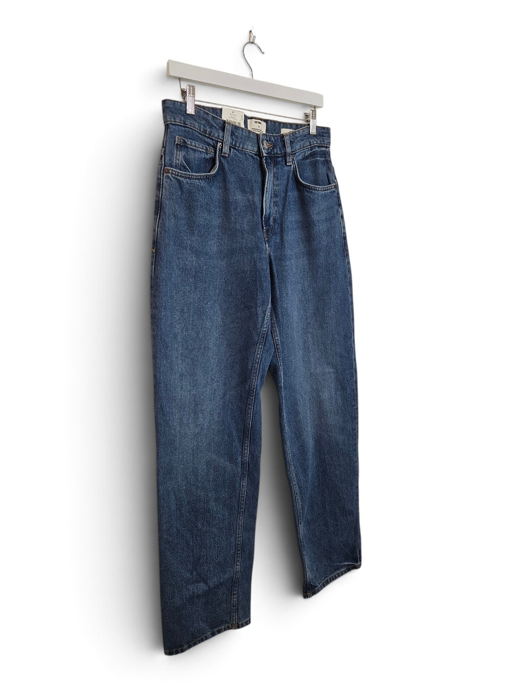 NWT Cotton On Men's Baggy Jean Size 30 90s Rigid Cotton Denim Shock Blue